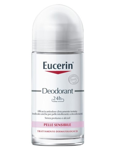 Eucerin - deodorante roll-on 24h per pelle sensibile - 50 ml