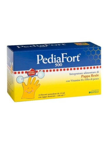 Pediafort 500 - integratore per stanchezza e affaticamento - 10 fiale