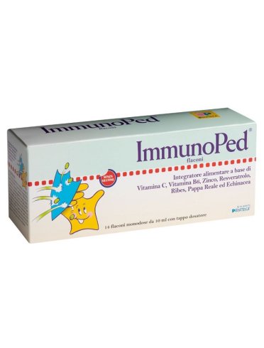 Immunoped - integratore difese immunitarie - 14 flaconcini x 10 ml