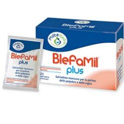 Humana Blefamil Plus - Salviettine per la Pulizia di Palpebre e Ciglia - 20 Pezzi