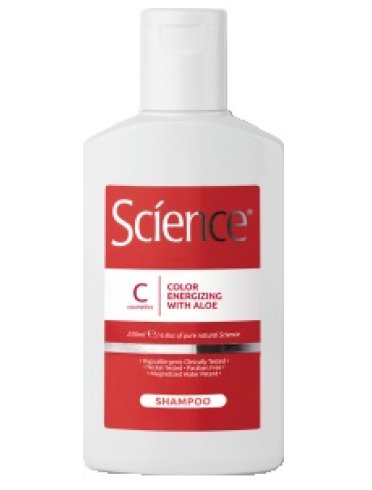 Science shampoo trattante energizzante trattante energizzante capelli ossidati azione pigmento 200 ml