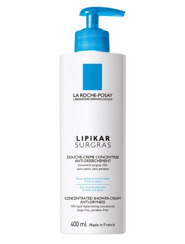 La roche-posay lipikar surgras - crema doccia anti-secchezza - 400 ml