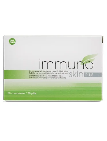 Immuno skin plus - integratore difese immunitarie - 20 compresse Immuno skin plus - integratore difese immunitarie - 20 compresse