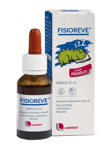 Fisioreve gocce - integratore con melatonina per favorire il sonno - 20 ml Fisioreve gocce - integratore con melatonina per favorire il sonno - 20 ml