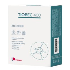 Tiobec 400 - Integratore per Metabolismo Energetico - 40 Compresse Fast-Slow