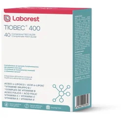 Tiobec 400 - Integratore per Metabolismo Energetico - 40 Compresse Fast-Slow