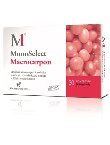 Monoselect macrocarpon - integratore per il benessere delle vie urinarie - 30 compresse