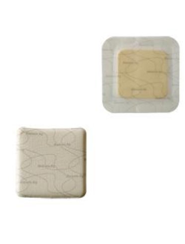 Medicazione biatain in schiuma di poliuretano a rilascio diargento 15x15 cm 5 pezzi