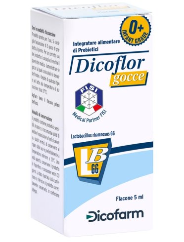 Dicoflor gocce integratore di probiotici 5 ml