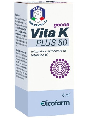 Vita k plus 50 gocce integratore vitamina k1 6 ml