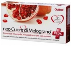 Cuore di Melograno Neo Plus - Integratore per il Controllo del Colesterolo - 30 Compresse