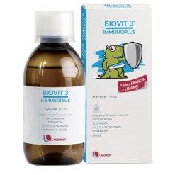 Biovit 3 Immunoplus - Integratore per Difese Immunitarie - Sciroppo 125 ml