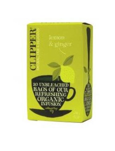 Clipper aromatic organic lemon / ginger infusion