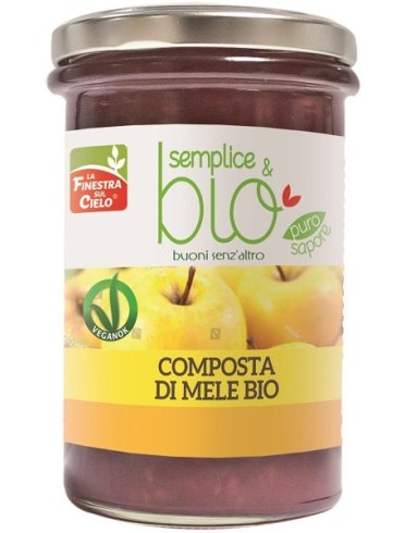 Composta di mele bio con polpa di mela 320 g