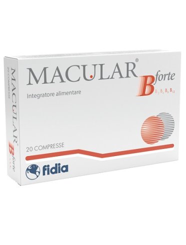 Macular b forte - integratore di vitamina b e acido folico - 20 compresse