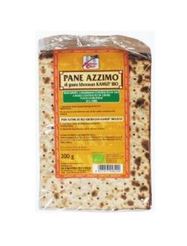 Fsc pane azimo di kamut originale bio senza lievito senza sale 200 g