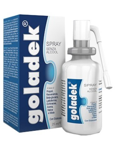 Goladek spray senza alcool - integratore per il benessere della gola - 25 ml