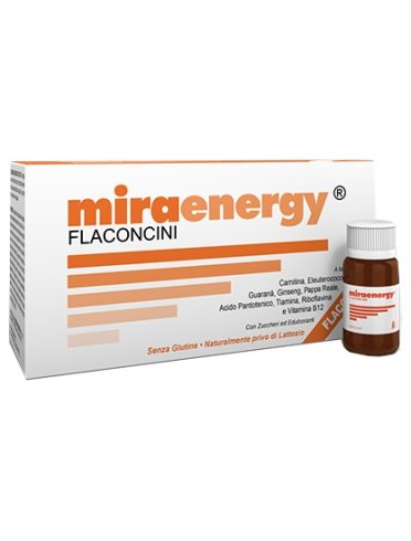 Miraenergy - integratore per stanchezza fisica e mentale - 10 flaconcini
