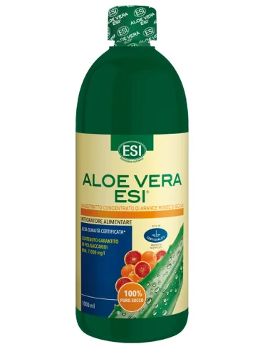 Esi aloe vera - succo aloe vera con estratto concentrato di arance rosse - 1000 ml Esi aloe vera - succo aloe vera con estratto concentrato di arance rosse - 1000 ml