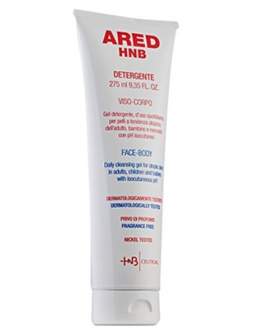 Ared hnb gel detergente per viso e corpo 275 ml