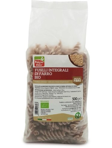 Fusilli integrali di farro bio 500 g