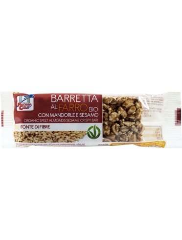 Fsc barretta al farro con mandorle e sesamo bio 20 g