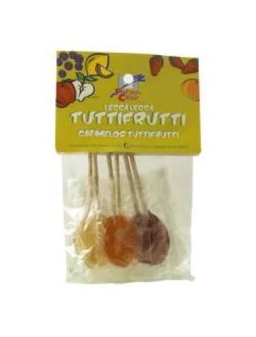 Fsc lecca lecca tuttifrutti bio 50 g Fsc lecca lecca tuttifrutti bio 50 g