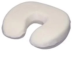 SUPPORTO PER IL COLLO IN SCHIUMA VISCOELASTICA AUTOMODELLANTE CON FODERA RIMOVIBILE IN COTONE E POLIESTERE