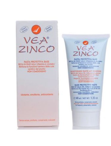 Vea zinco pasta corpo protettiva idratante vitamina e 40 ml