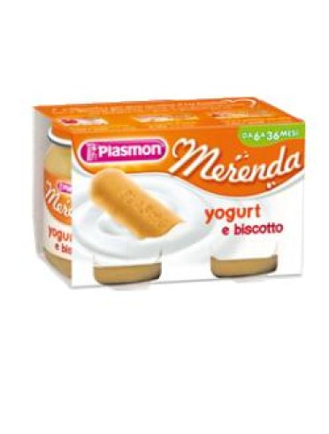 Plasmon omogeneizzato yogurt biscotto 120 g x 2 pezzi