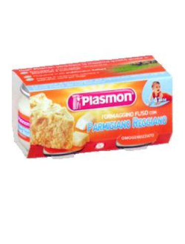 Plasmon omogeneizzato formaggino parmigiano 80 g x 2 pezzi