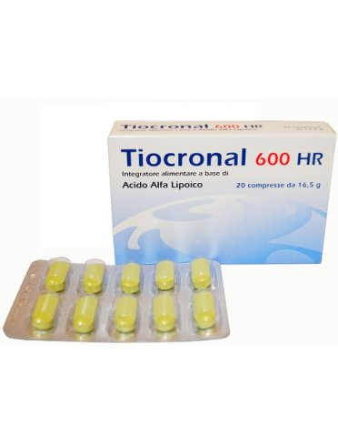 Tiocronal 600 hr integratore antiossidante 20 compresse