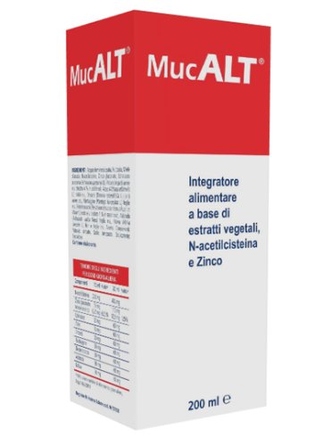 Mucalt integratore per vie respiratorie 200 ml