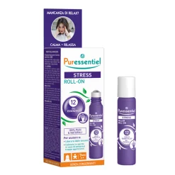 PURESSENTIEL ROLLER SONNI SERENI STRESS 12 OLI ESSENZIALI 5ML