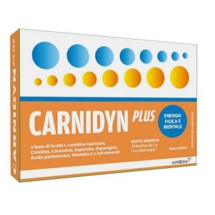 Carnidyn Plus Integratore per Stanchezza e Affaticamento 20 Bustine
