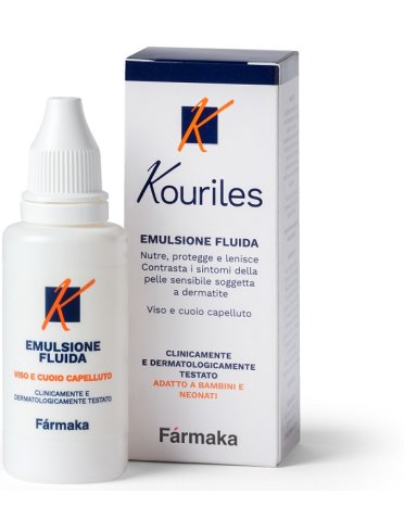 Kouriles emulsione fluida viso e corpo per dermatite 30 ml