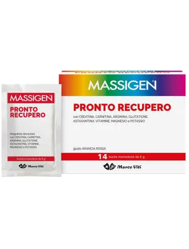 Massigen pronto recupero - integratore energetico - 14 bustine Massigen pronto recupero - integratore energetico - 14 bustine