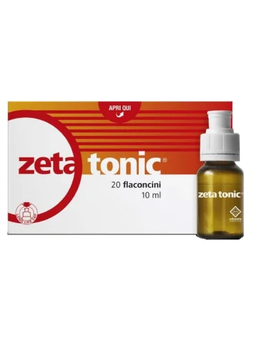 Zeta tonic - integratore tonico - 20 flaconcini x 10 ml Zeta tonic - integratore tonico - 20 flaconcini x 10 ml