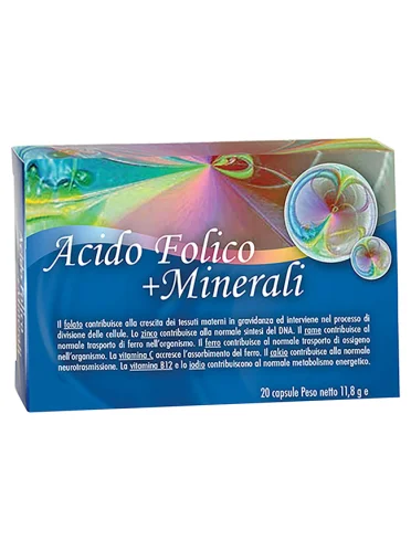 Acido folico + minerali 20 capsule Acido folico + minerali 20 capsule