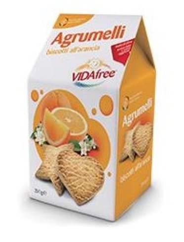 Vidafree agrumelli arancia biscotti senza glutine 200 g