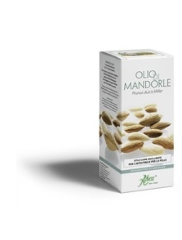 Aboca olio di mandorle dolci - integratore emolliente per intestino e pelle - 100 ml