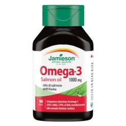 Jamieson Omega 3 Salmon Oil Integratore Benessere Cardiovascolare 90 Perle