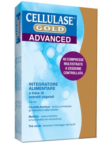 Cellulase gold advance - integratore depurativo - 40 capsule