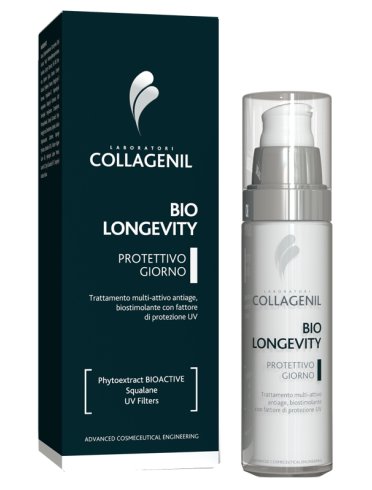 Collagenil bio longevity - crema viso giorno idratante protettivo - 50 ml