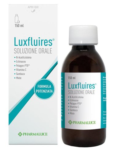 Luxfluires soluzione orale - integratore per difese immunitarie - 150 ml