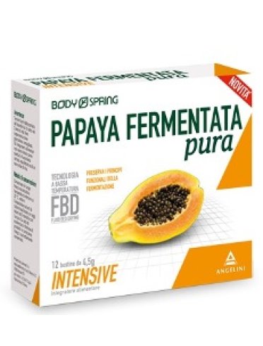 Body spring papaya fermentata pura intensive 12 bustine