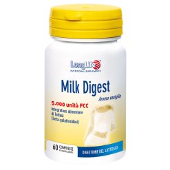 LongLife Milk Digest - Integratore di Lattasi - 60 Capsule