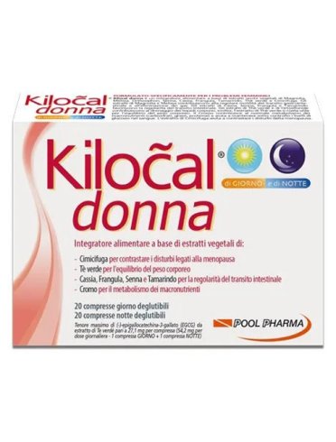 Kilocal donna - integratore per la menopausa - 40 compresse