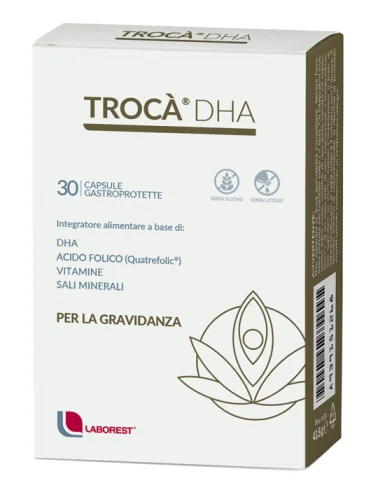 Trocà dha - integratore per donne in gravidanza - 30 capsule Trocà dha - integratore per donne in gravidanza - 30 capsule