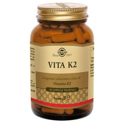 Solgar Vita K2 - Integratore per le Ossa - 50 Capsule Vegetali